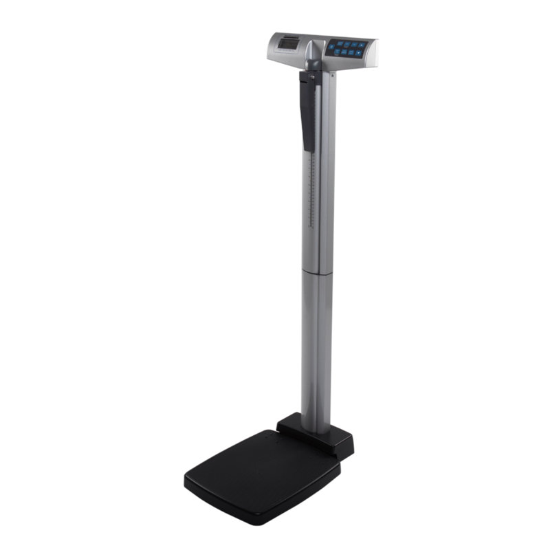 Health o Meter Eye-level EMR Digital Scale - 500 lb - Silver, Gray Health o Meter Eye-level EMR Digital Scale - 500 lb - Silver, Gray