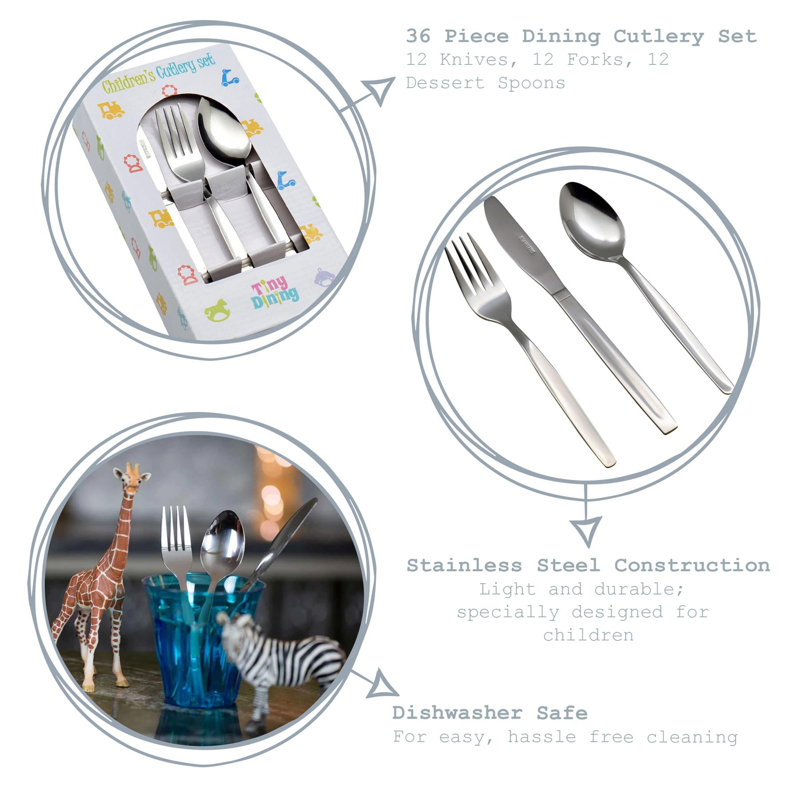 36 Piece Cutlery Set, Service for 12