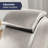 Curved Faux Leather Yoga Chaise Lounge,Ergonomic Stretch Chair with Removable Washable Cover, Dark Grey-1307837328