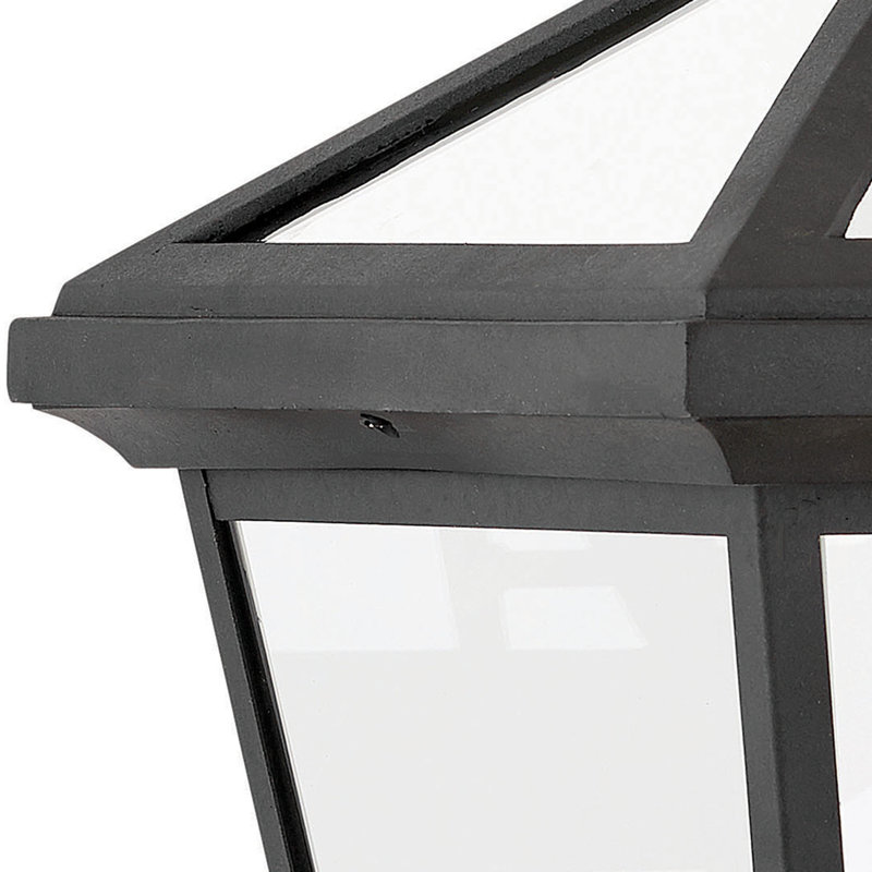 Alford Place 4-Light Outdoor Wall Lantern, Black