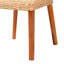 Chaise d'appoint en bois massif beige Beola