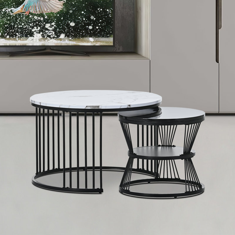 Asare 2 - Piece Living Room Table Set