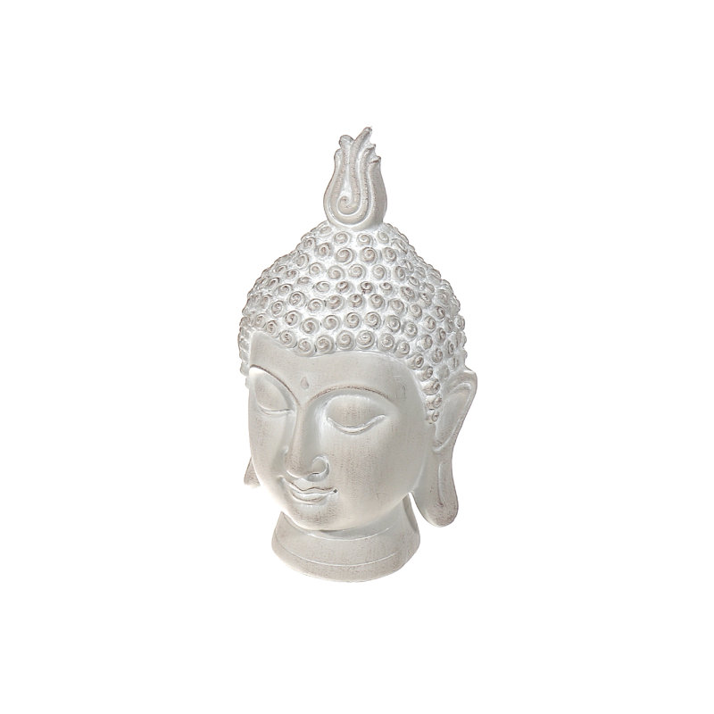 Figurine d'extérieur petite tête de bouddha