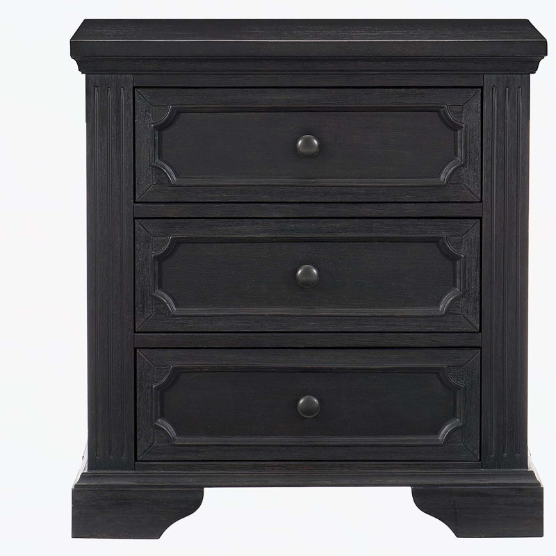 Table de chevet 3 tiroirs Traditional Design