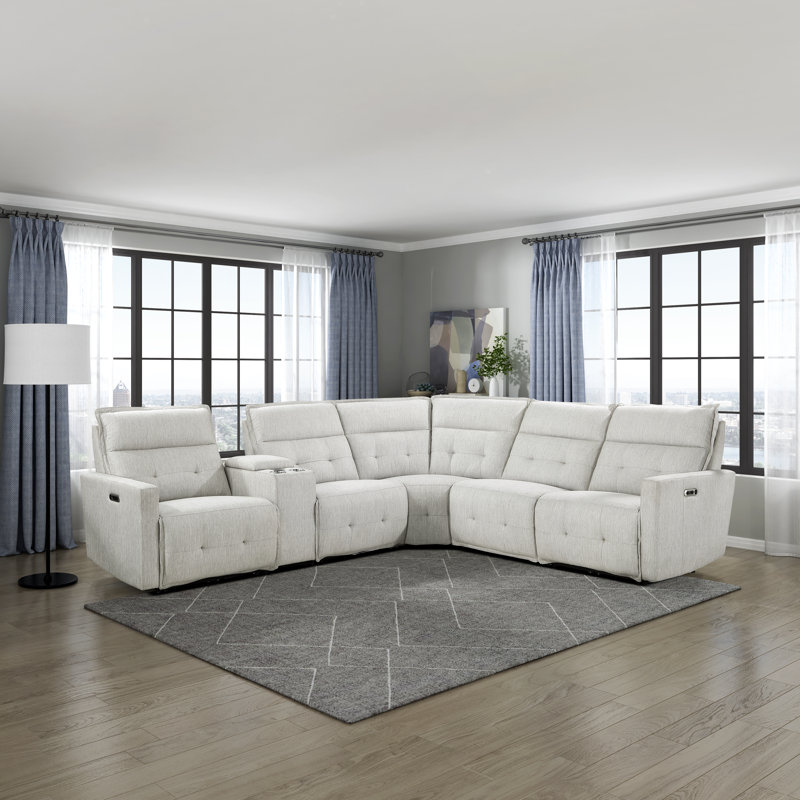 Canapé modulaire inclinable électrique 6 pièces Niehaus