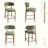 Upholstered Solid Wood Barstool Chair-848253280
