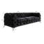 3 seater Chesterfield Sofa with Silver Metal Legs-808644854