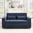 61.4" Pull-Out Sofa Bed Convertible Couch Loveseat Sofa Sleeper Sofa With Adjustable Backrest For Living Room-515734527