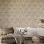 Precious Collection Glitter Brocade Damask Wallpaper Roll-686331017