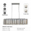 Luminaire de lustre moderne moderne en cristal