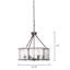 Glenn 6 - Light Chandelier