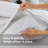 EGOHOME Deep Pocket Bed Sheet Set With Pleated Hem Easy Care-106301079-106301084