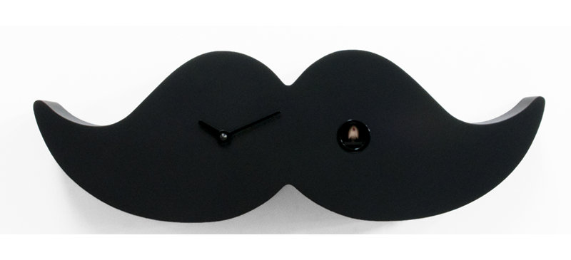 Vinita Wood Wall Clock, Black