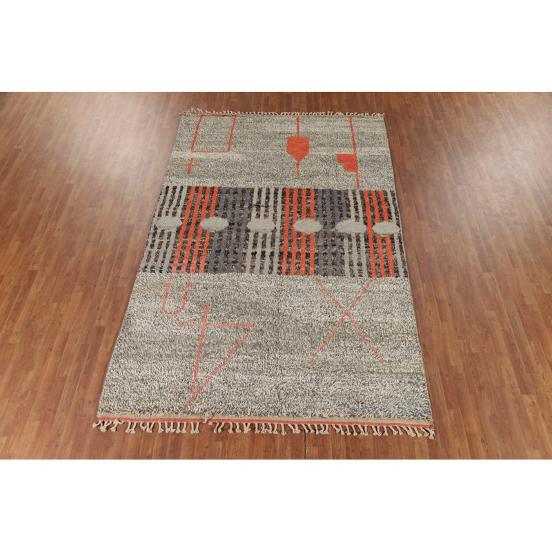 Tapis multicolore 10 pi 9 po x 7 pi One-of-a-Kind New Age