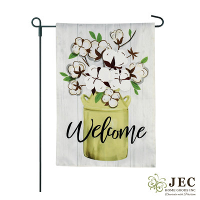Double Sided 18'' H x 12.5'' W Garden Flag