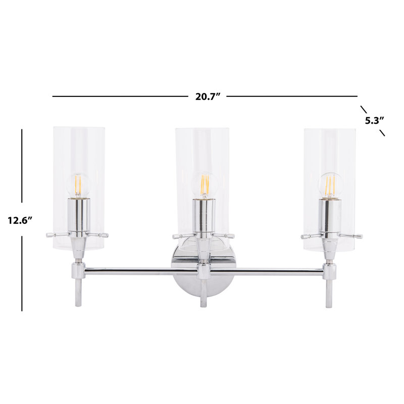 Malea 3 - Light Dimmable Vanity Light, Chrome