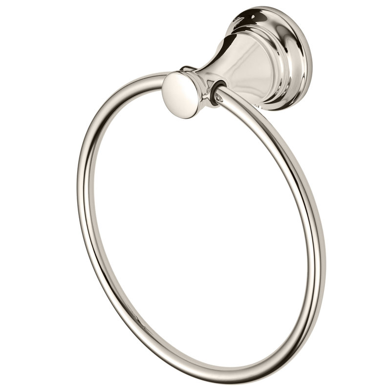 Delancey Towel Ring, Polished Nickel