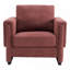 Fauteuil d'appoint moderne avec base robuste et coussin épais pour une utilisation quotidienne-133997597