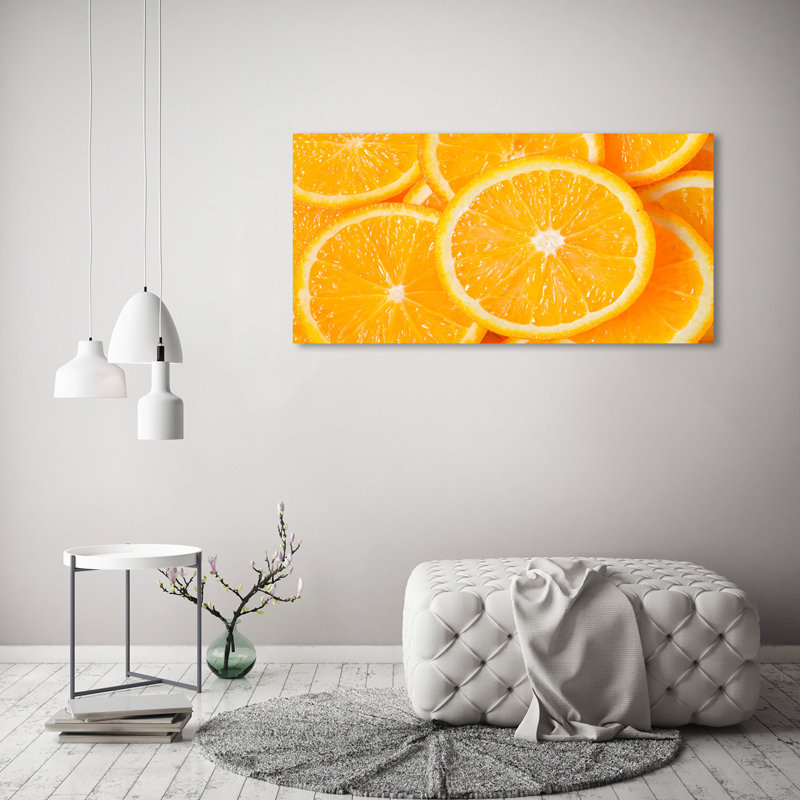 Orange Slices - Wrapped Canvas Print