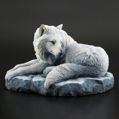 7.68 In L Guardian Of The North Figurine  Poly Resin