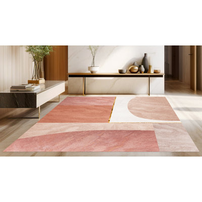 Iaeger Vinyl Machine Printed Area Rug