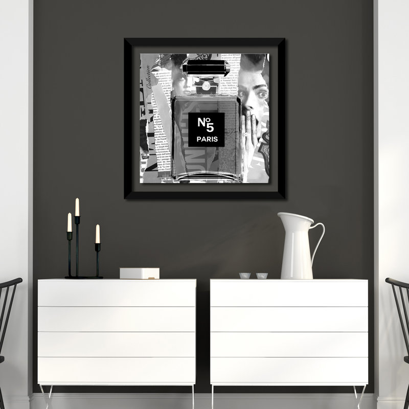 « #4 extrait », reproduction d’impression sur toile encadrée, H 31,5 po x l 31,5 po x P 1 po, Cadre noir