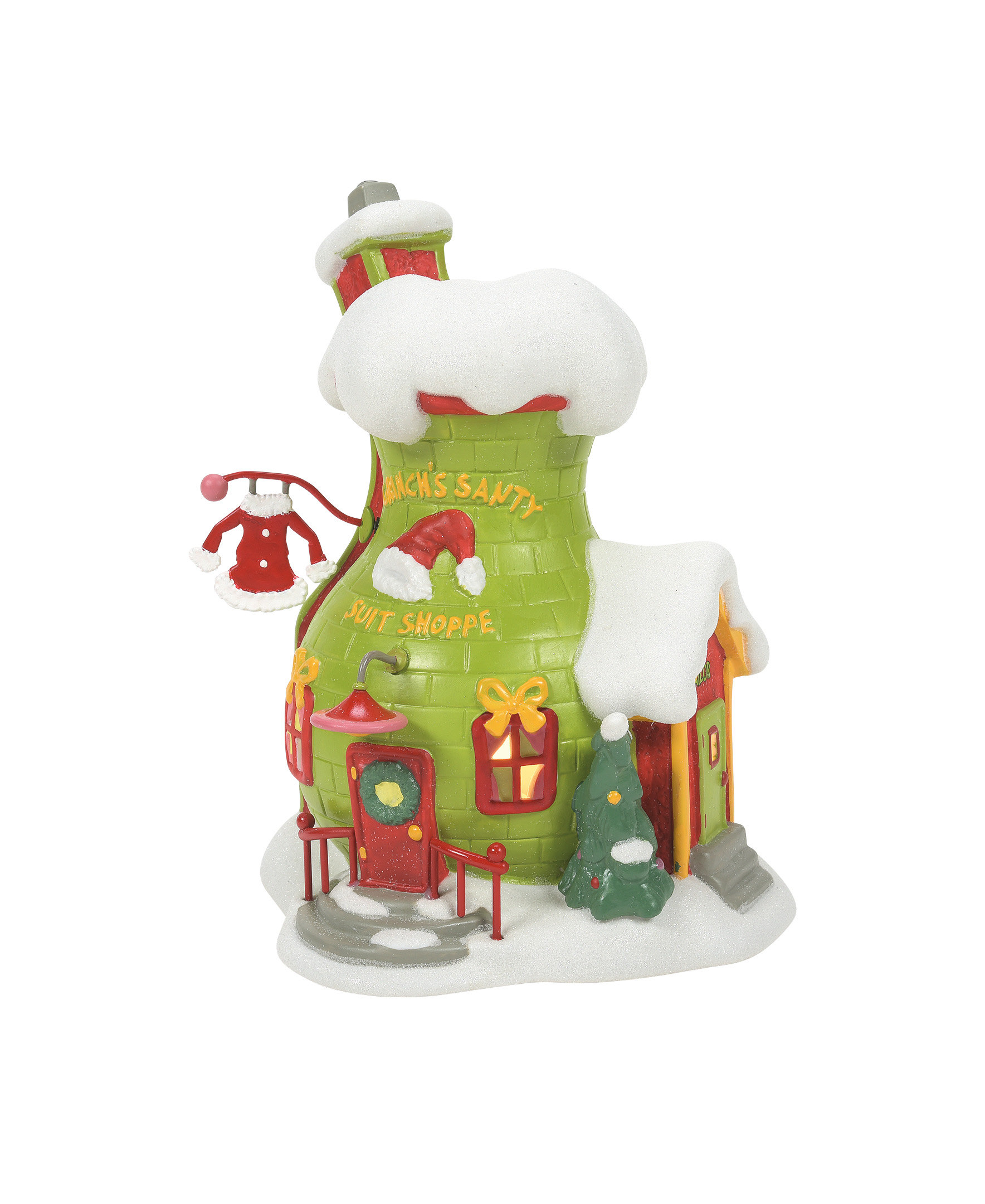 Department 56 Grinch Villages Grinch's Santy Suit Shoppe | Wayfair