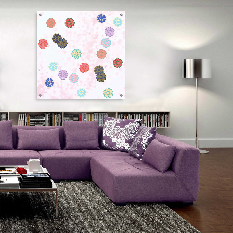 " Sakura Pattern " by Zigen Tanabe, 12" H x 12" W x 0.13" D