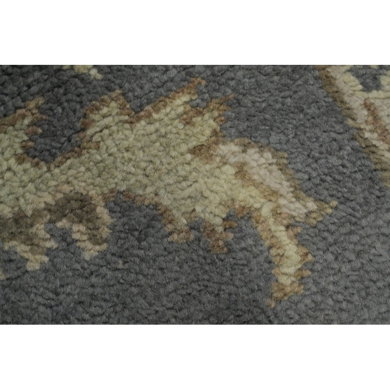 Tapis indien floral en laine Oushak 8 x 10