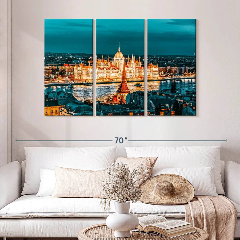 Nicci Hungarian Parliament Lights, 32" H x 50" W
