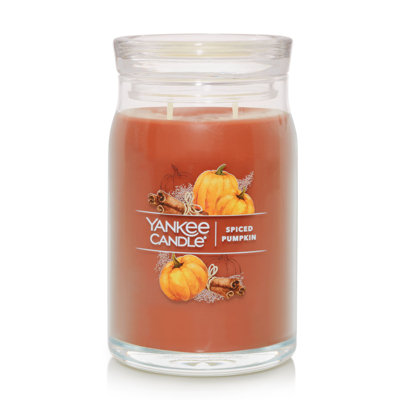 Signature Spiced Pumpkin Scented Jar Candle