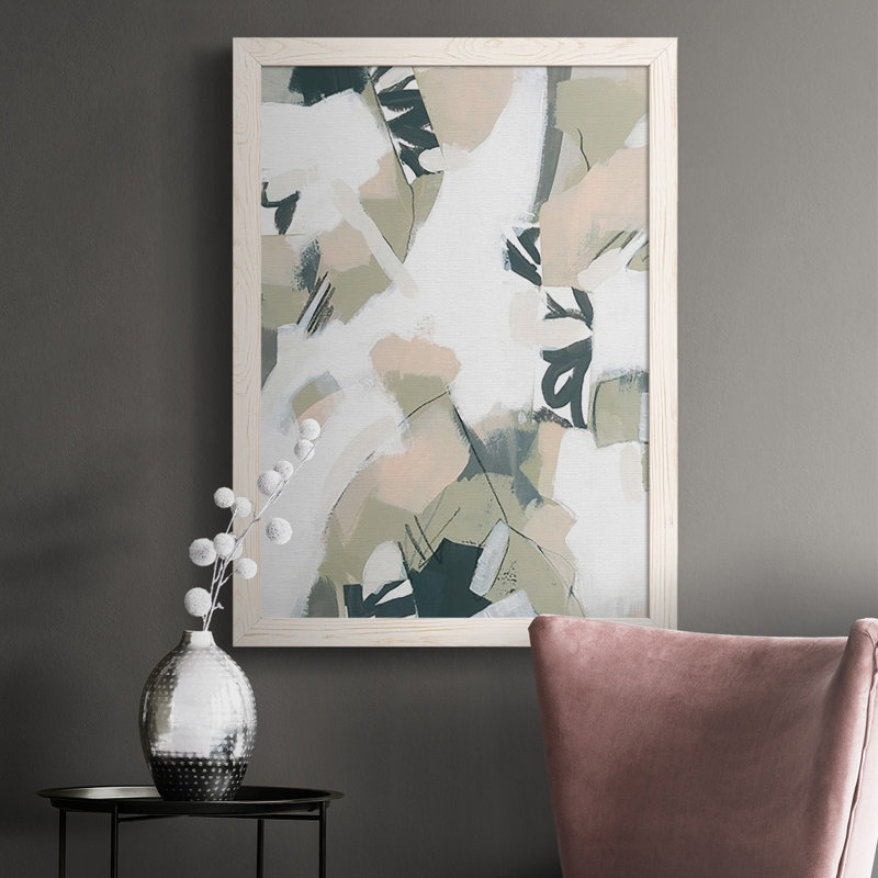 «Schaff Sumi Storm II», reproduction d'art sur toile, H 43,5 po x l 31,5 po x P 1 po, Blanc