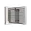 Armoire à pharmacie à charnière gauche DEL, l 24 po x H 30 po x P 5 po Neely, miroir grossissant 3 fois réglable Neely-1557962082