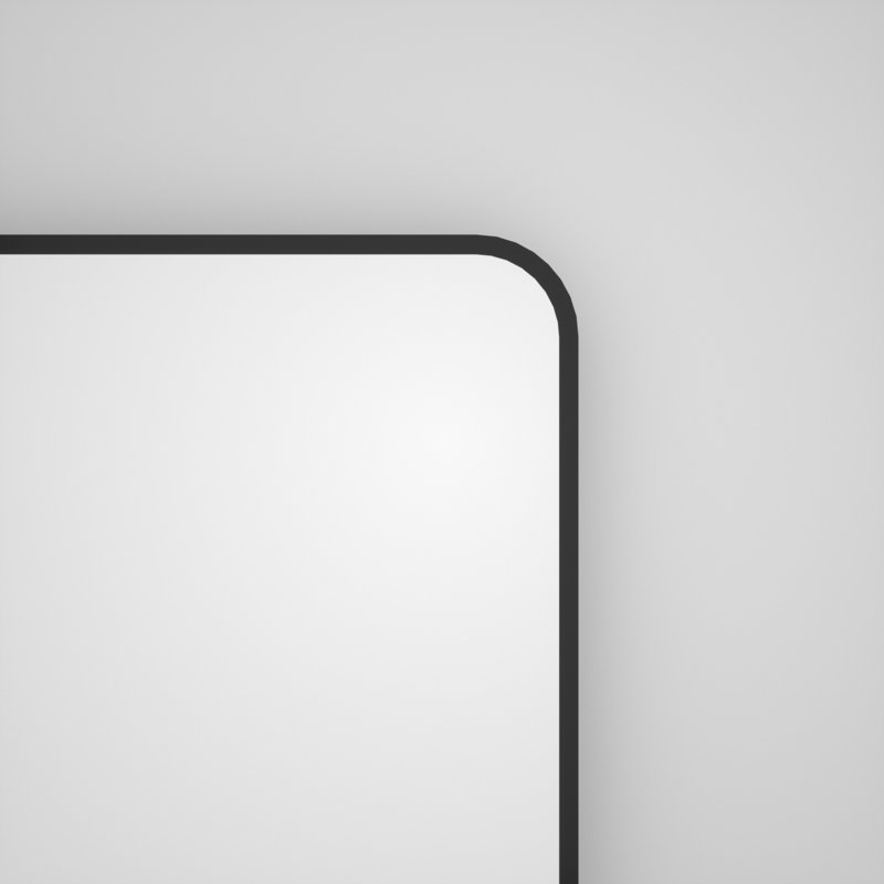 Verge 27 in. x 36 in. Silver Rectangular Tilting Mirror for Bathroom, 24" x 36", Brown