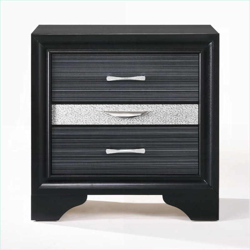 Table de chevet 3 tiroirs Contemporary