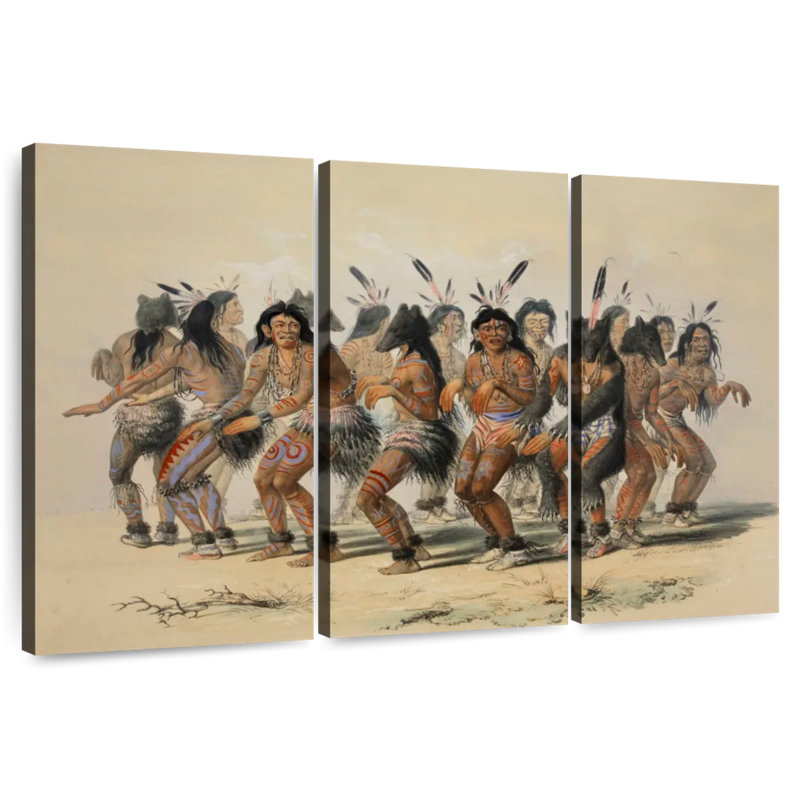 Lelar The Bear Dance 1845, 42" H x 65" W
