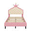 Lit Princess Princess avec tête de lit capitonnée-1228453499