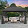 MasterCanopy Upgraded Steel Patio Gazebo with Netting Walls