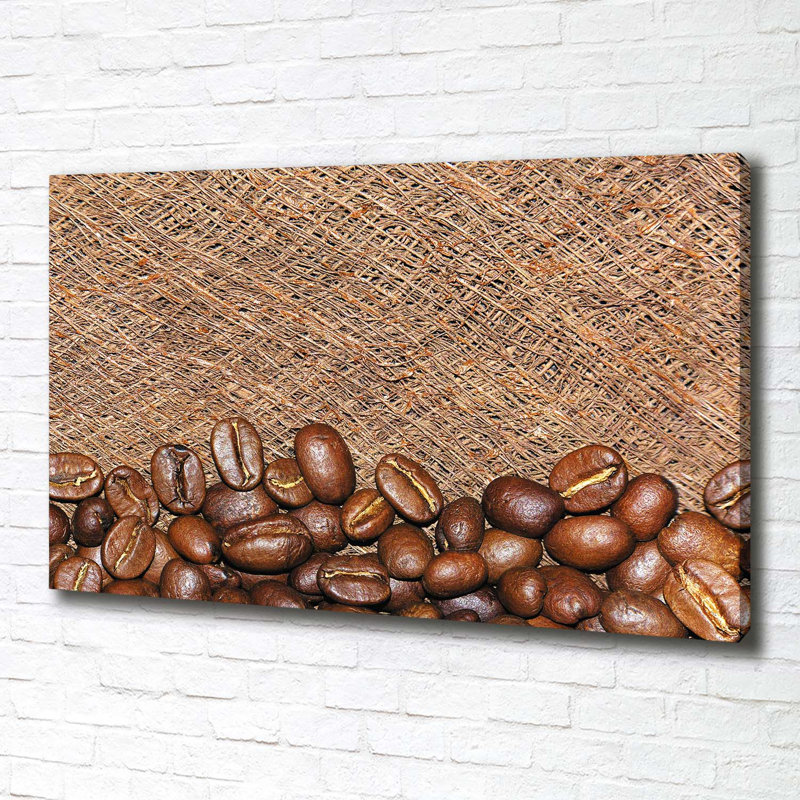 Coffee Beans - Wrapped Canvas Print