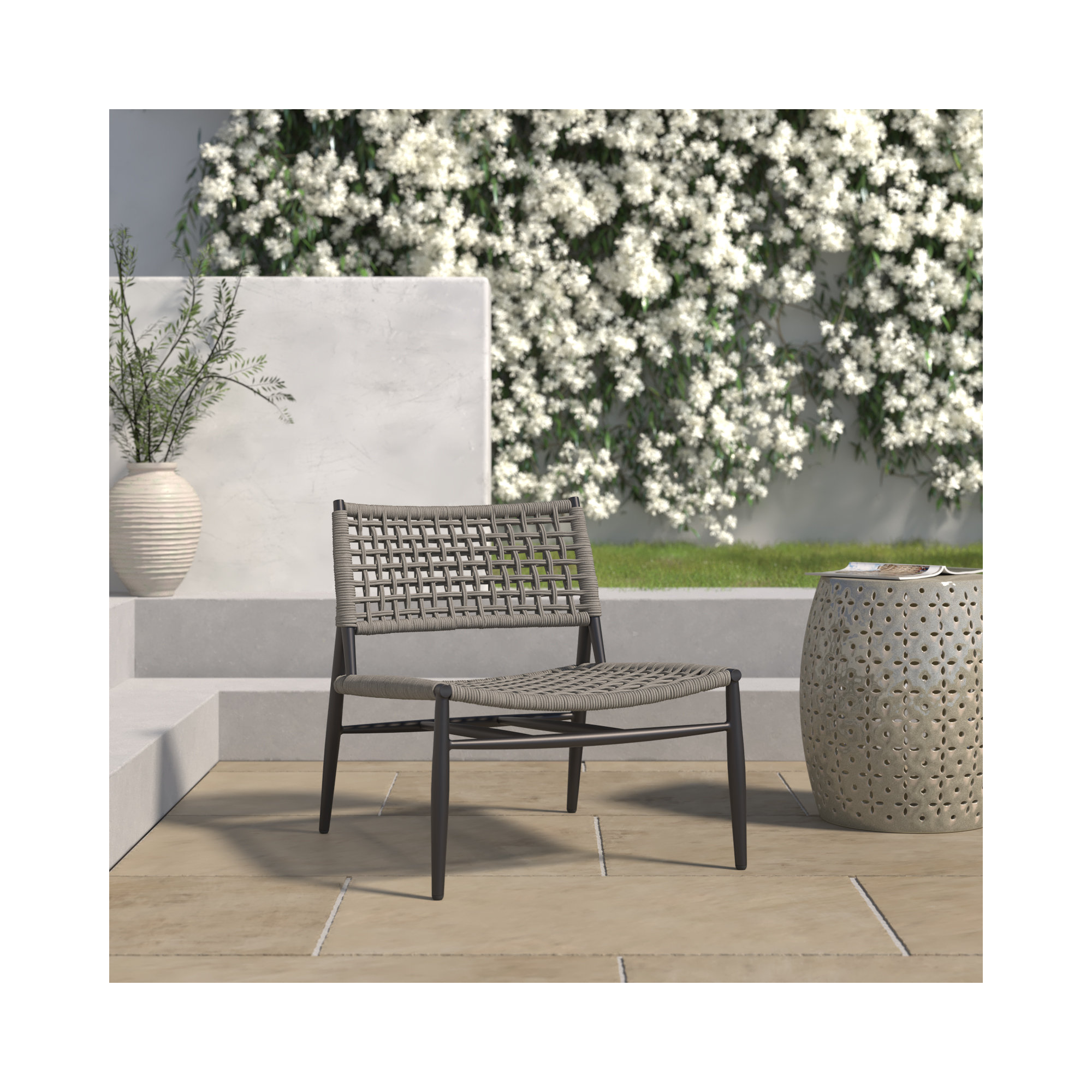 Doxie Outdoor Armless Lounge Chair