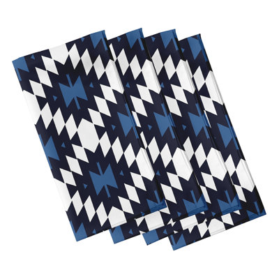 Sofiane Polyester Geometric Square Napkin