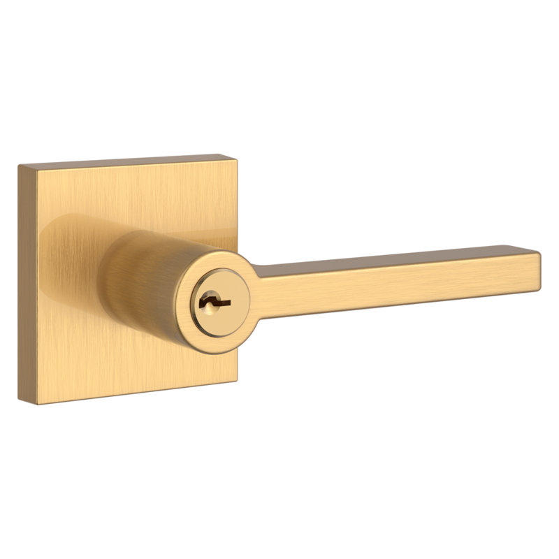 Lifetime (PVD) Satin Brass Entry Door Lever