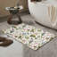 Tapis de salle de bain Wildflower & Butterfly, 20 L x 32 W, antidérapant pour la salle de bain et le vestibule