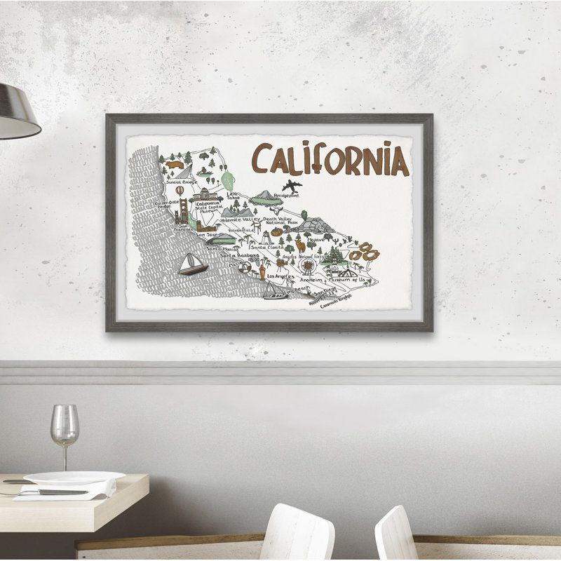 "Ultimate California Roadtrip III" par - cadre photo, impression, H 12 po x l 18 po x P 1,5 po