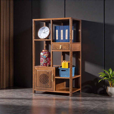 Petite bibliothèque de rangement de style chinois