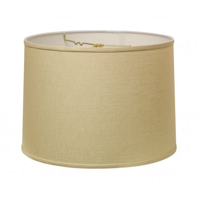 Abat-jour cylindrique en lin 14 po