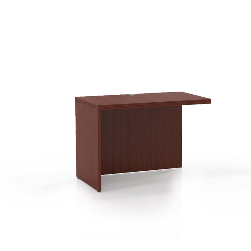 Aberdeen 29.5" H x 48" W Right Desk Return, Mocha, 29.5" H x 42" W x 24" D