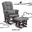 Fauteuil oscillant et coulissant avec repose-pieds Tuscany-14352735-88677118