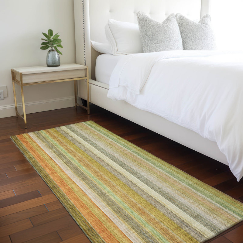 Tapis intérieur / extérieur Kinslee, Tapis de couloir 2 pi 3 po x 7 pi 6 po