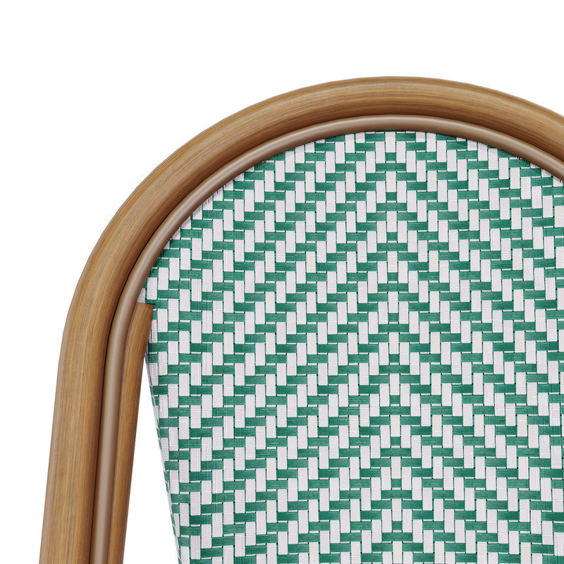 Chaises d'appoint pour l'extérieur, 2, Vert